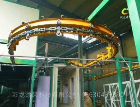 筑路機噴涂生產線